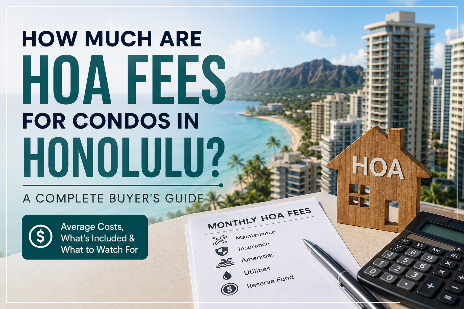 HOA fees for condos in Honolulu