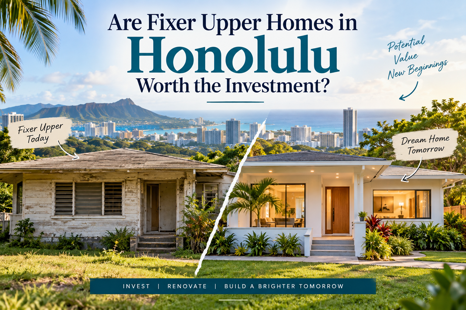 fixer upper homes in Honolulu